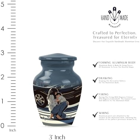 Unique Keepsake Urns for Ashes - Decorative Combo Set