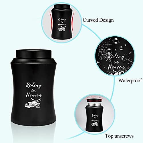 Gredstar Riding in Heaven Cremation Urn Black 220lbs