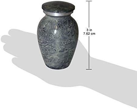 Apollonia Grey Keepsake Urn for Ashes - Small Size