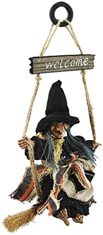 Retro Witch Welcome Sign Door Hanger