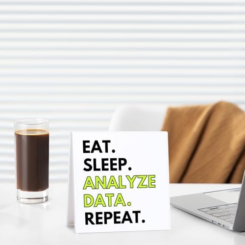 Funny Desk Sign for Data Analysts and Programmers