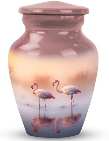 Flamingo Mini Keepsake Urn for Ashes - Elegant Durable
