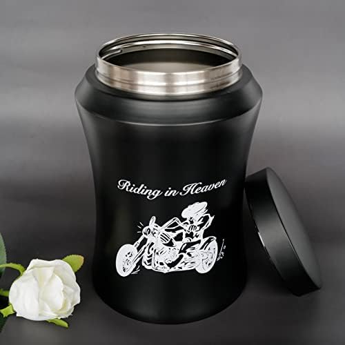 Large Cremation Urn for Adult Ashes 220 lbs Motorbike Design