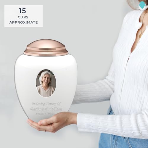 Personalized Picture Cremation Urn for Adult Ashes