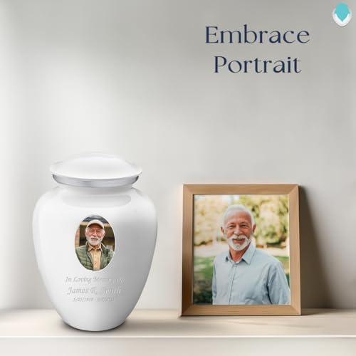 Custom Portrait Cremation Urn for Human Ashes 44 lbs