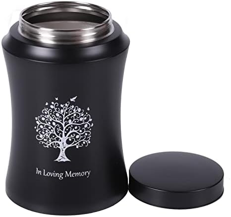 Tree of Life Urns for Human Ashes - Black Finish