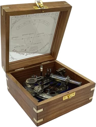 Nautical Telescope with Compass and Sextant