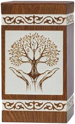 Premium Wooden Cremation Urn - Roots of Care Design