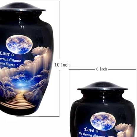Highstreet Nautical Urn 10 Inch Moonlight Design