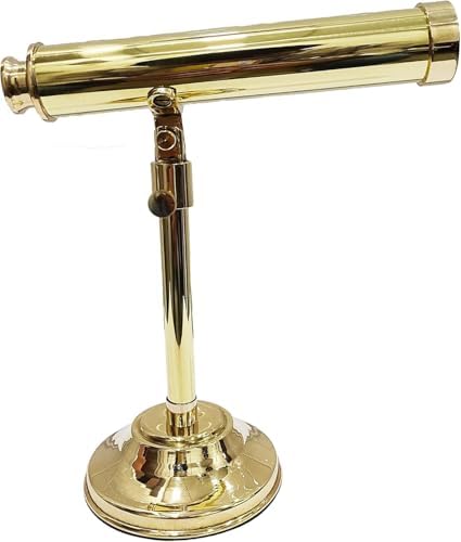 Navy Handmade Brass Telescope Home Decor