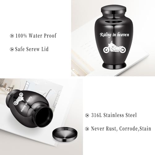Stainless Steel Cremation Urn for Human Ashes Up to 220 lbs