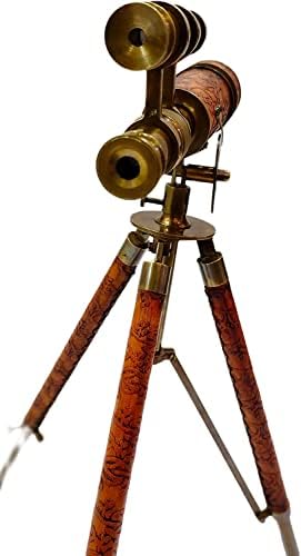 Vintage Brass Telescope Decorative Home Decor