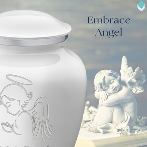 GetUrns Angel Cremation Urn for Human Ashes 44 lbs