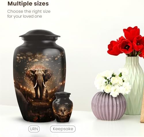 YATSKIA 3 Inch Cremation Urns for Human Ashes Pack of 4