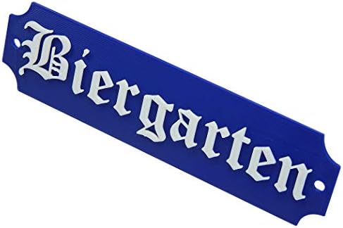 Biergarten Beer Garden Sign German Oktoberfest Decor