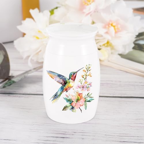 Elegant Mini Urn for Human Ashes 3 Inches Aluminum Memorial Keepsake