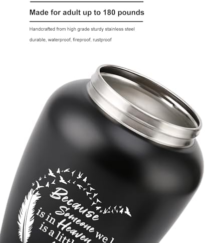 WAVITA Decorative Cremation Urn for Human Ashes