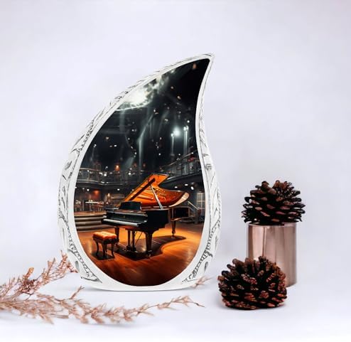 Grand Piano Cremation Urn for Adults - 10 Inches