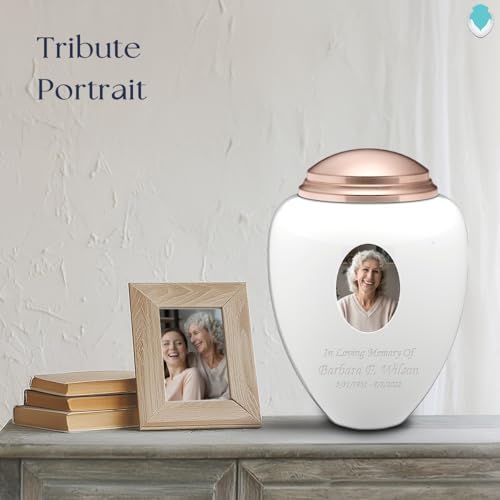 Personalized Picture Cremation Urn for Adult Ashes