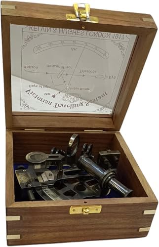 Nautical Telescope with Compass and Sextant
