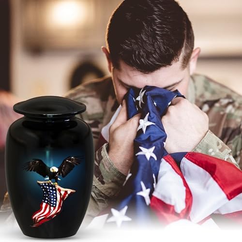 American Flag Eagle Cremation Urns for Adult Ashes