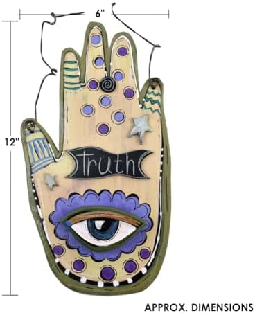 Modern Artisans American Handmade Evil Eye Wall Hanging