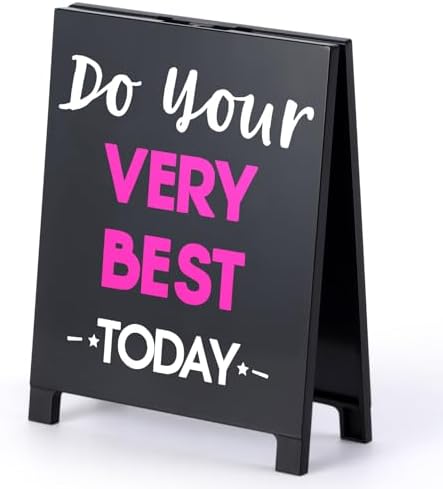 Inspirational Desk Sign Motivational Quote Uplifting Decor