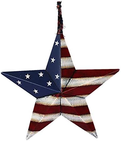 Patriotic Metal Star Wall Art Decor 165 Inch