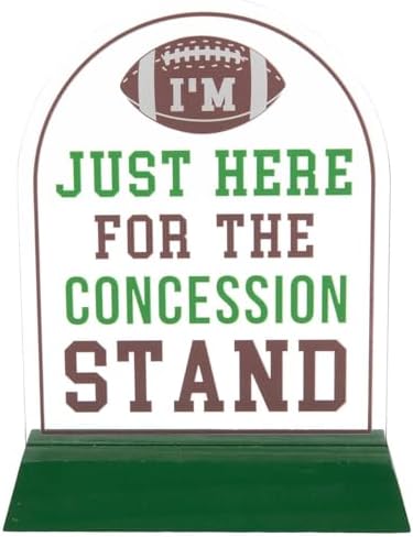 Football Themed Concession Stand Table Decor by Hobby Lobby