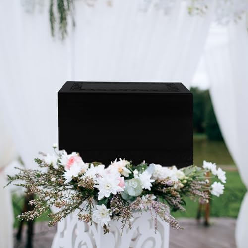 Pepdiy Wooden Urns for Human Ashes Black Tree of Life