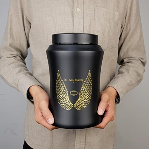 220 lbs Capacity Stainless Steel Urn with Velvet Bag