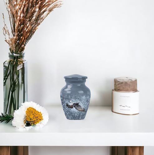 Dove Urn Set of 2 3 Inch Decorative Cremation Urns for Human and Pet Ashes