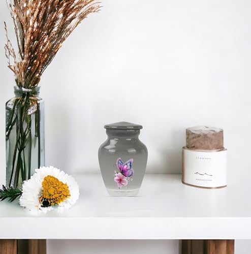 Butterfly Keepsake Urn for Human Ashes Set of 2