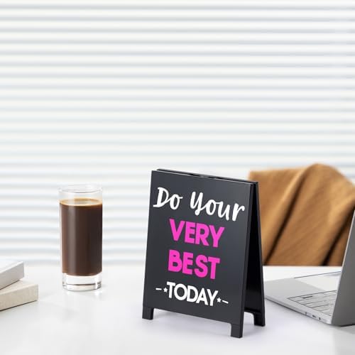 Inspirational Desk Sign Motivational Quote Uplifting Decor