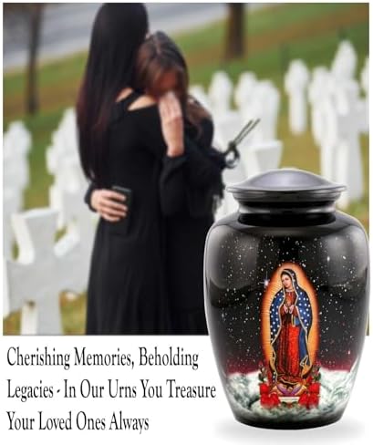 Our Lady of Guadalupe Urn Full Size Religious Cremation Urn
