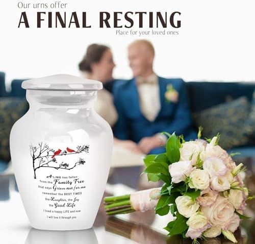 JAGASY Cardinal Bird Urn - 3 Inch Cremation Keepsake