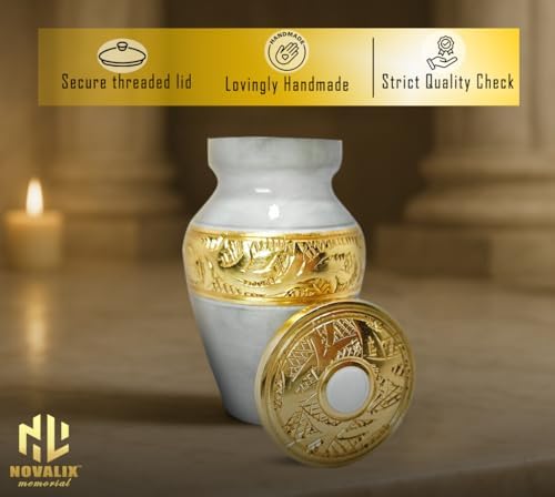 Mini Urns for Human Ashes - Hand Engraved Memorial Keepsake
