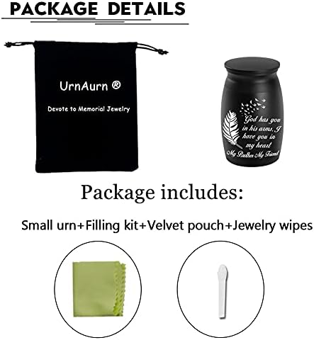 Small Decorative Urns for Brother Ashes Engraved Keepsake Urn Handcrafted Cremation Urn