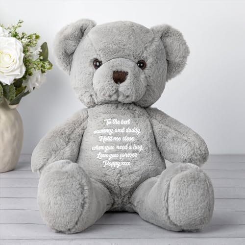 Personalized Memory Bear Ashes Keepsake with Urn and Message