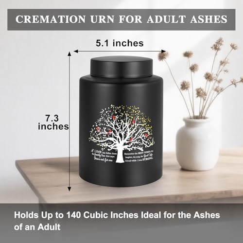 Abooxiu 73 Inch Cremation Urn for Human Ashes