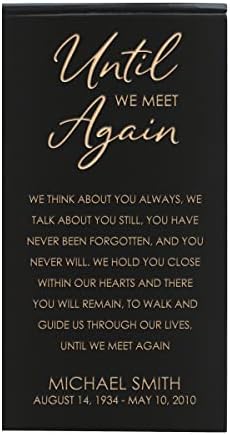 LifeSong Milestones Black Decorative Urn for Son or Father