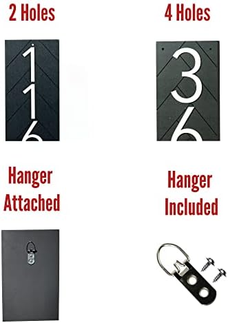 Discovered Designs 20 Custom Address Sign - Black Horizontal