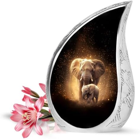 Yatskia Elephant Mini Urns for Human Ashes Pack of 1