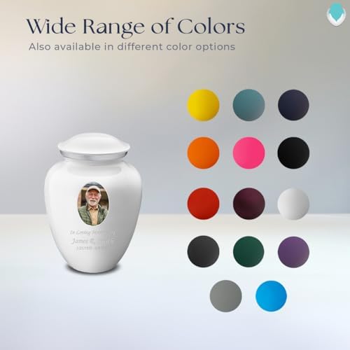 Custom Portrait Cremation Urn for Human Ashes 44 lbs