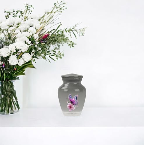Butterfly Keepsake Urn for Human Ashes Set of 2