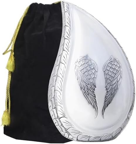 M Meilin Xu Cremation Urn with Angel Wings