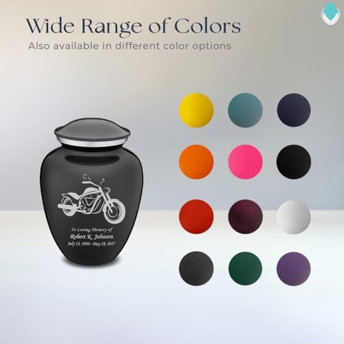 GetUrns Embrace Motorbike Cremation Urn for Human Ashes 44 Lbs