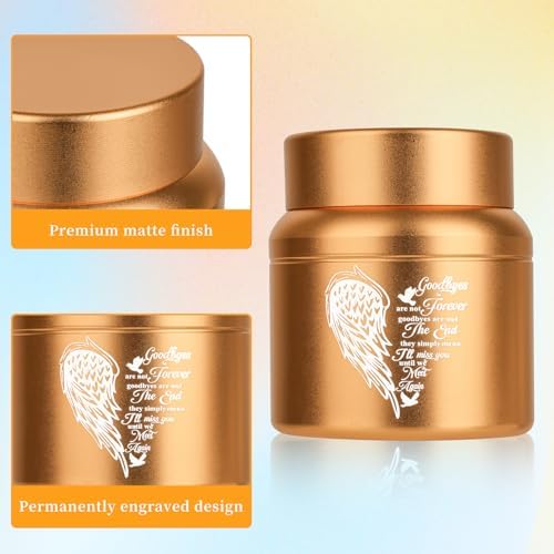 Small Urns for Human Ashes Keepsake Gold