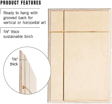 Lantern Press 12x18 Inch Premium Wood Sign with Telescope