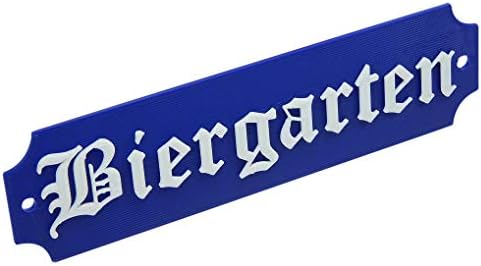 Biergarten Beer Garden Sign German Oktoberfest Decor